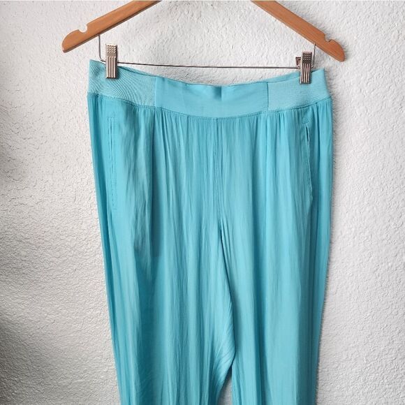 RAMY BROOK NEW YORK Coastal summer breeze blue jogger pants - Picture 3 of 13